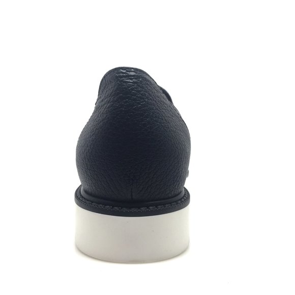 MAXMARA HARDEN Black Leather Loafers Shoes Size 6 - Picture 8 of 13